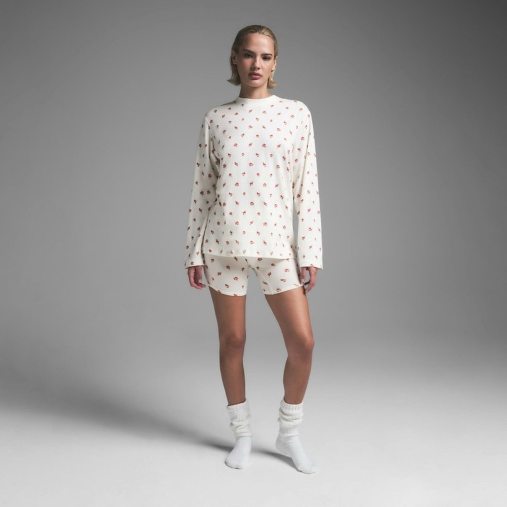 SKIMS Boyfriend Mushroom Print Lounge Set 🍄